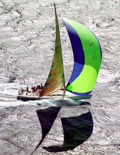 Brindabella at 22 knots 1995 Sydney to Mooloolaba race © Mike Kenyon http://kenyonsportsphotos.com.au/